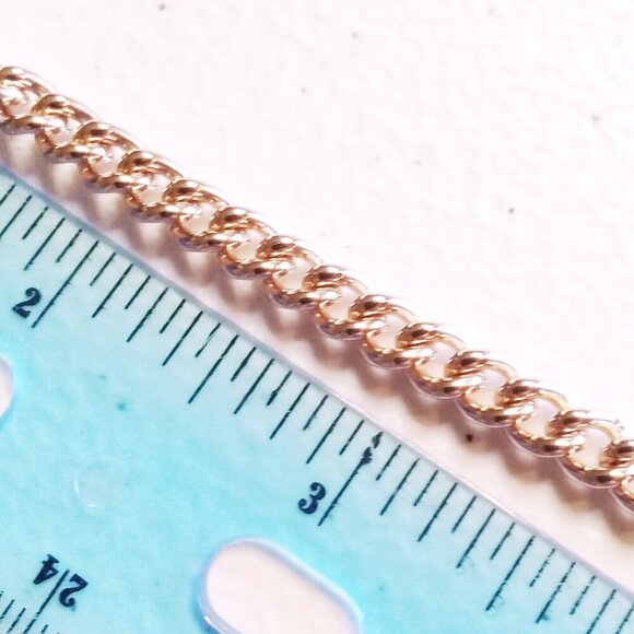 Minimalist Simplistic Elegant: Cream & Brown Fire Agate + Gold Chain Bracelet - Picture 15 of 15